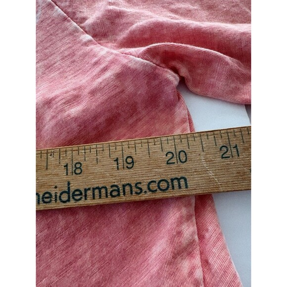 Jess & Jane Daisy Tunic Top Size L Orange Floral Asymmetrical Pockets Lagenlook - Picture 8 of 12